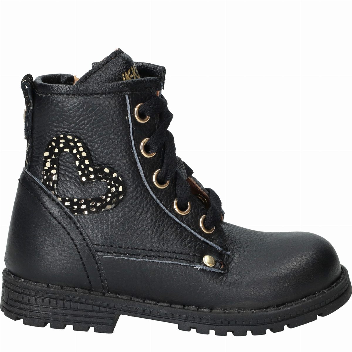 IK-KE Veterboots Meisjes Zwart