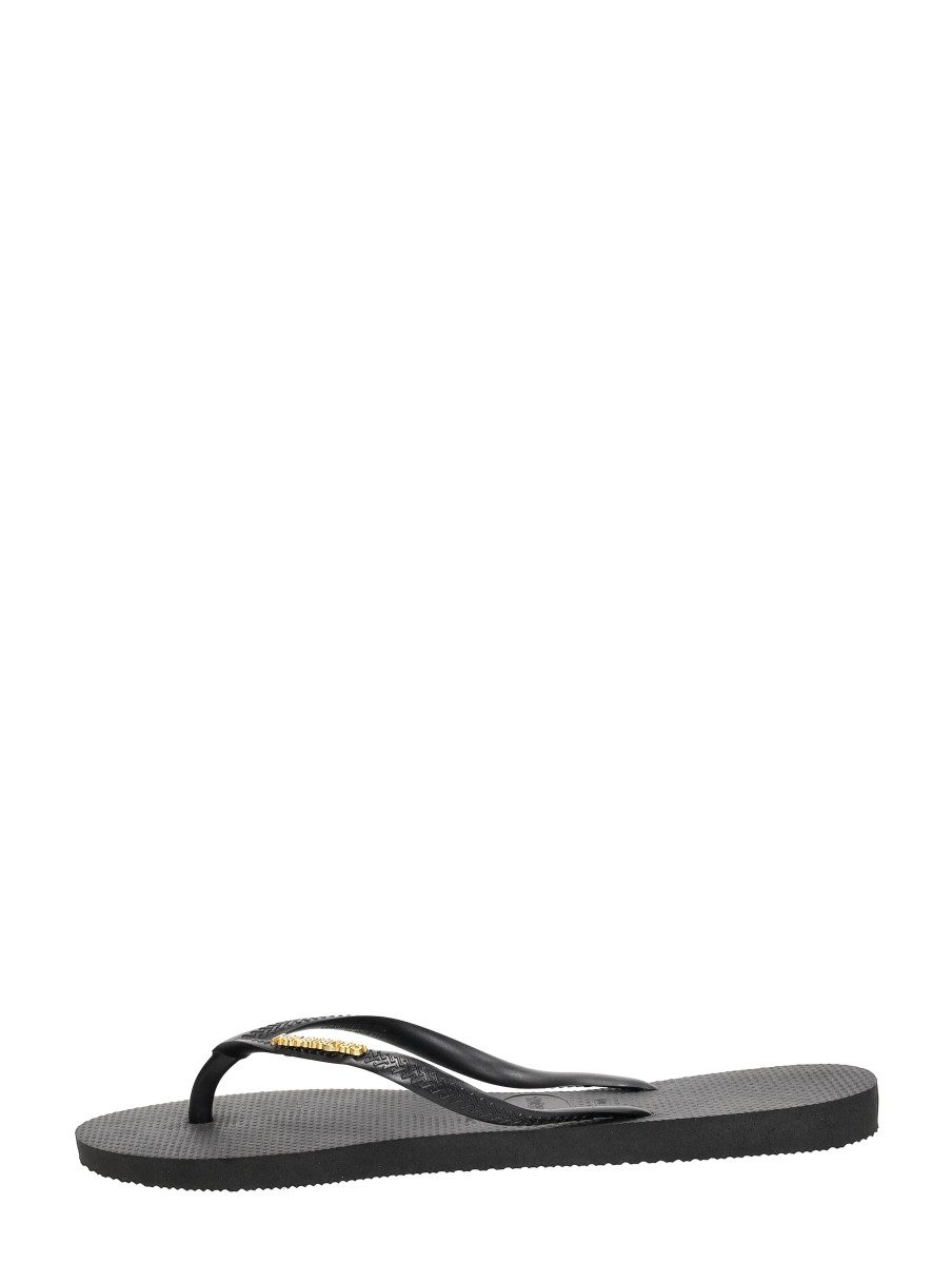 Havaianas - Hav. Slim Logo Metallic – zwart