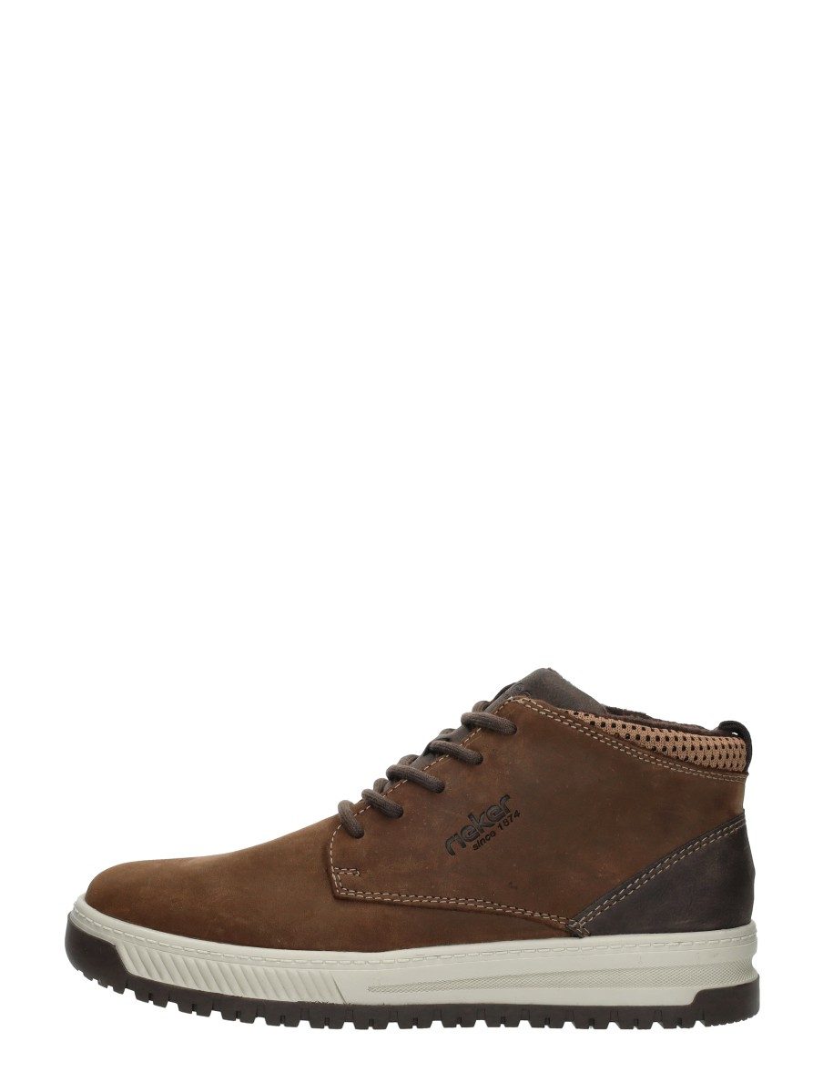 Rieker - Veterschoenen Hoog – cognac