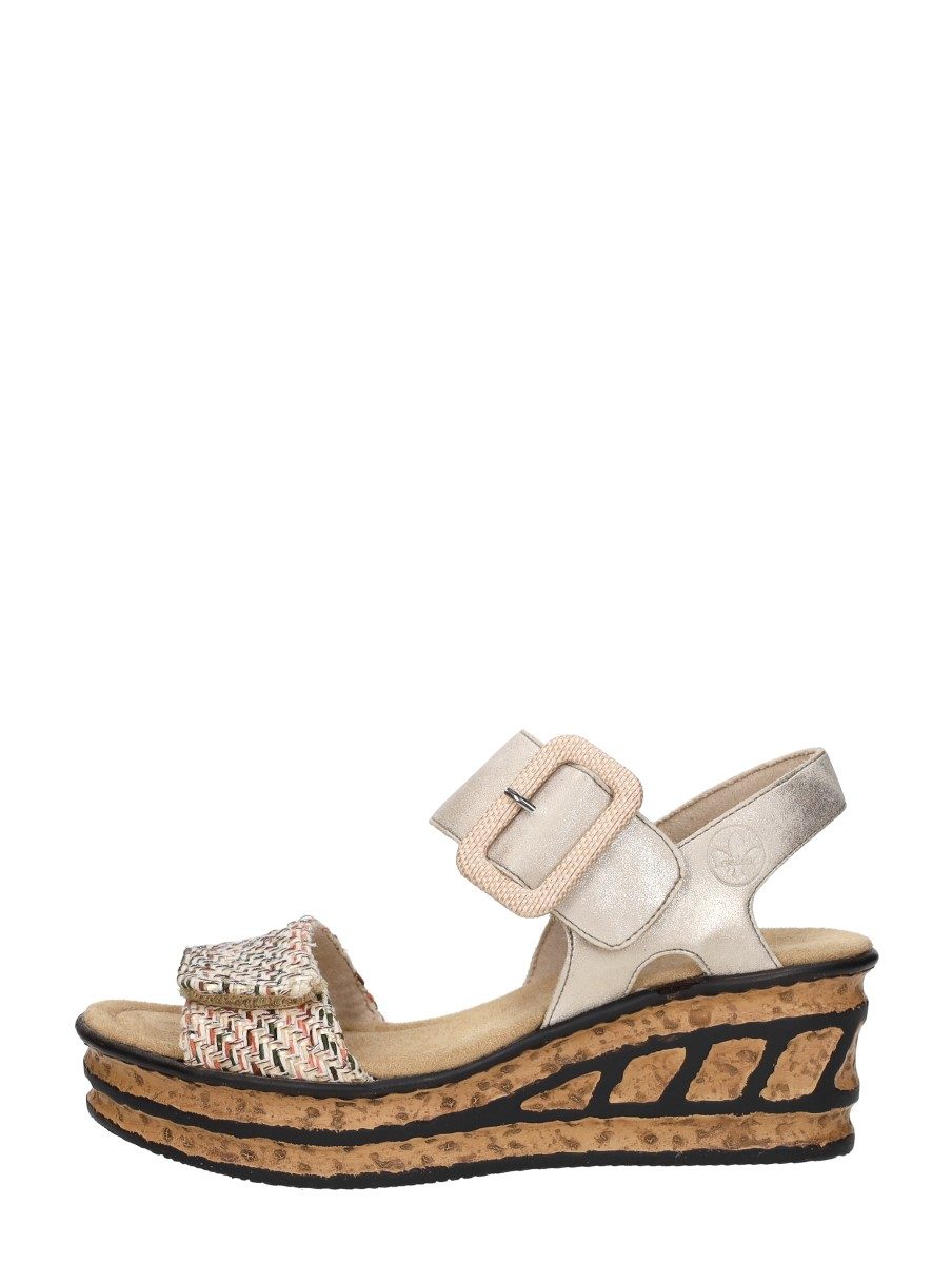 Rieker - Sandalen Plat – beige