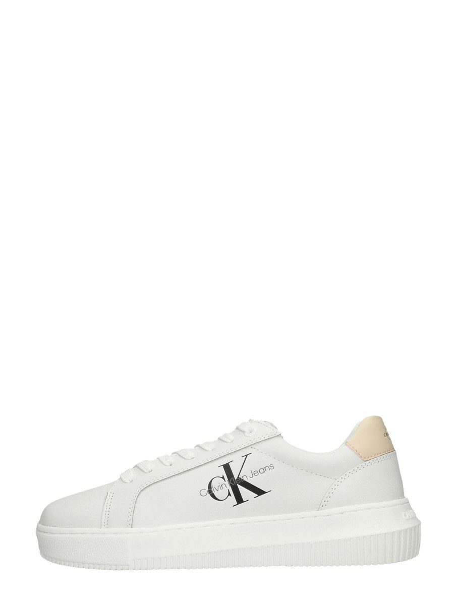 Calvin Klein - Chunky Cupsole Monologo W – wit