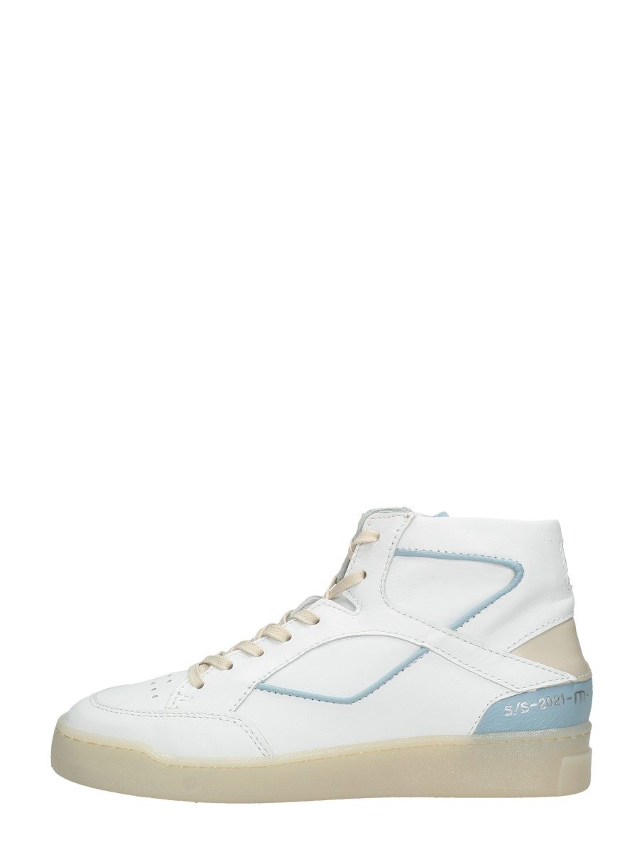 MJUS - Veterschoenen Hoog – wit