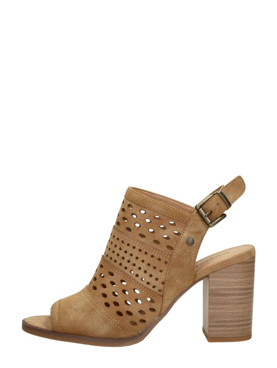 Mustang - Sandalen Hak – cognac