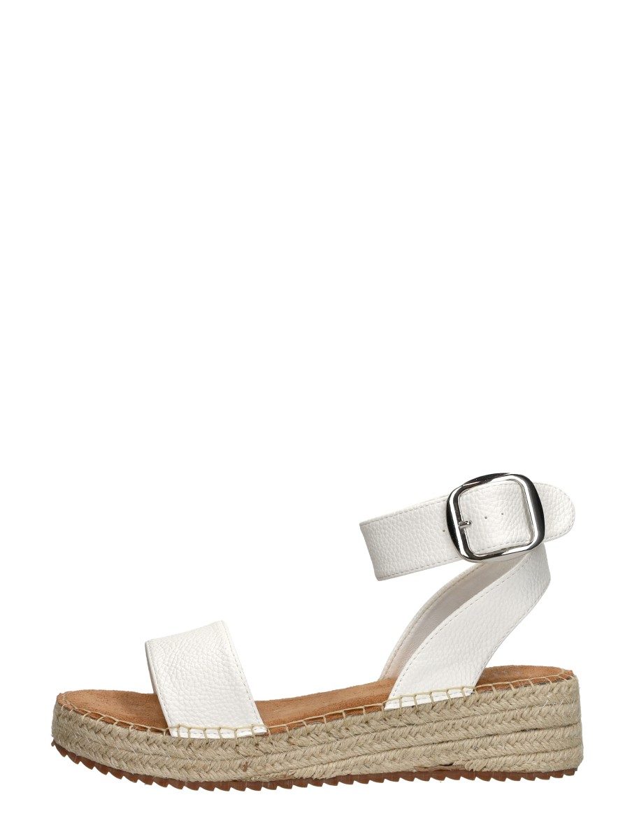 Sub55 - Sandalen Plat – wit