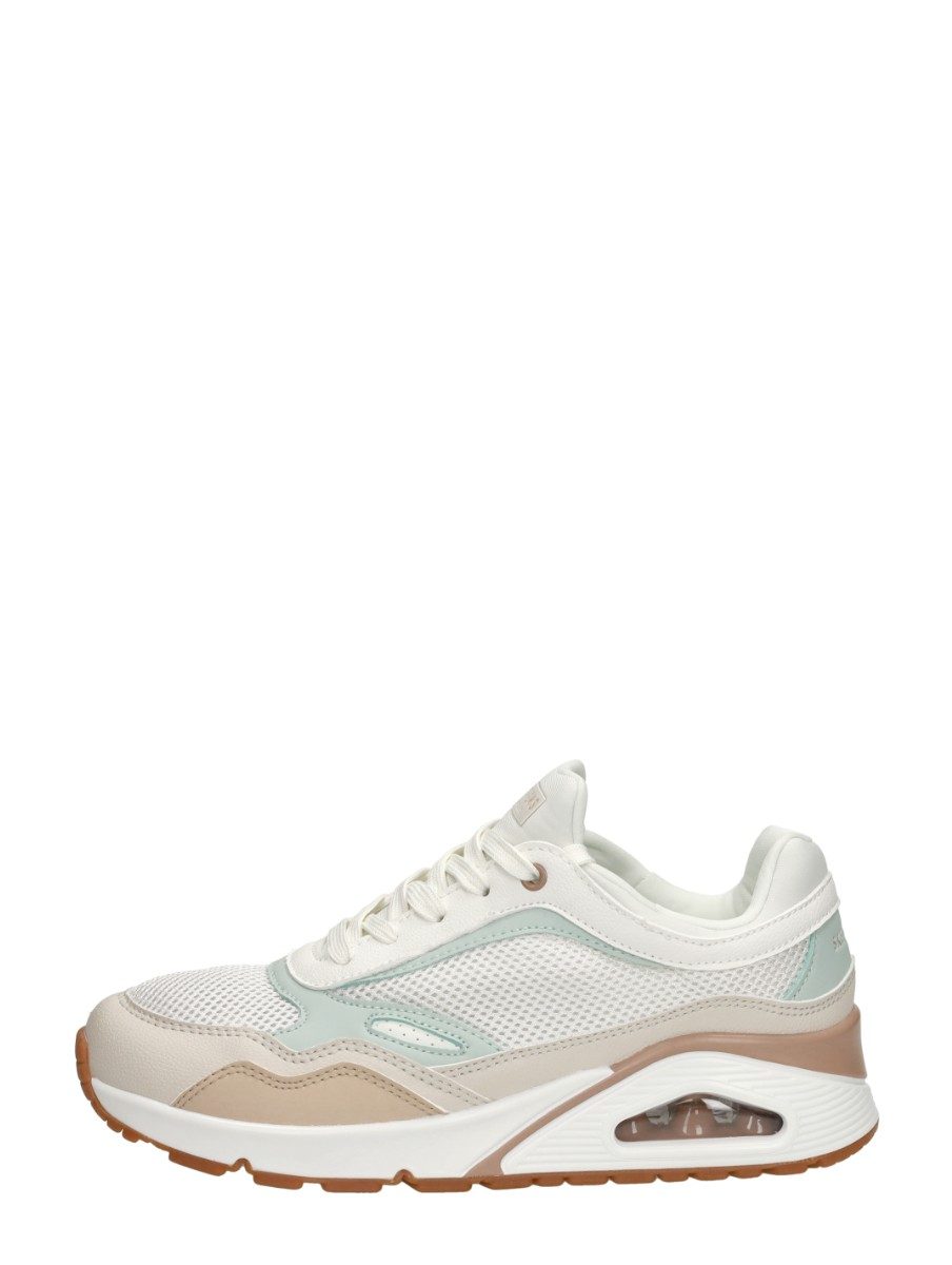 Skechers - Uno - Heel Hints – wit