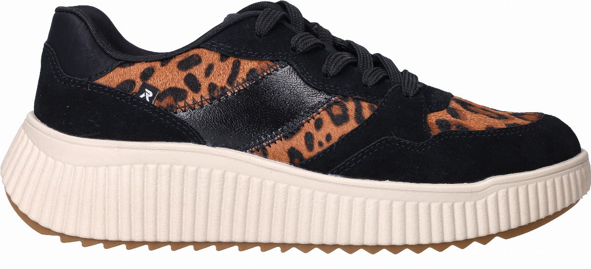Rieker Sneakers Dames Zwart