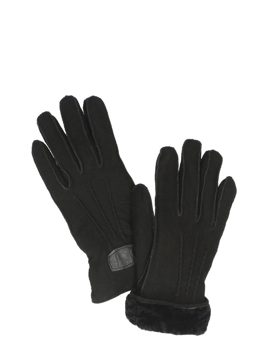 Warmbat - Gloves Suede Women – zwart
