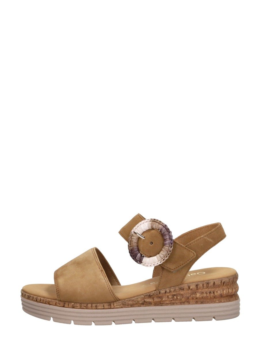 Gabor - Sandalen Plat – cognac
