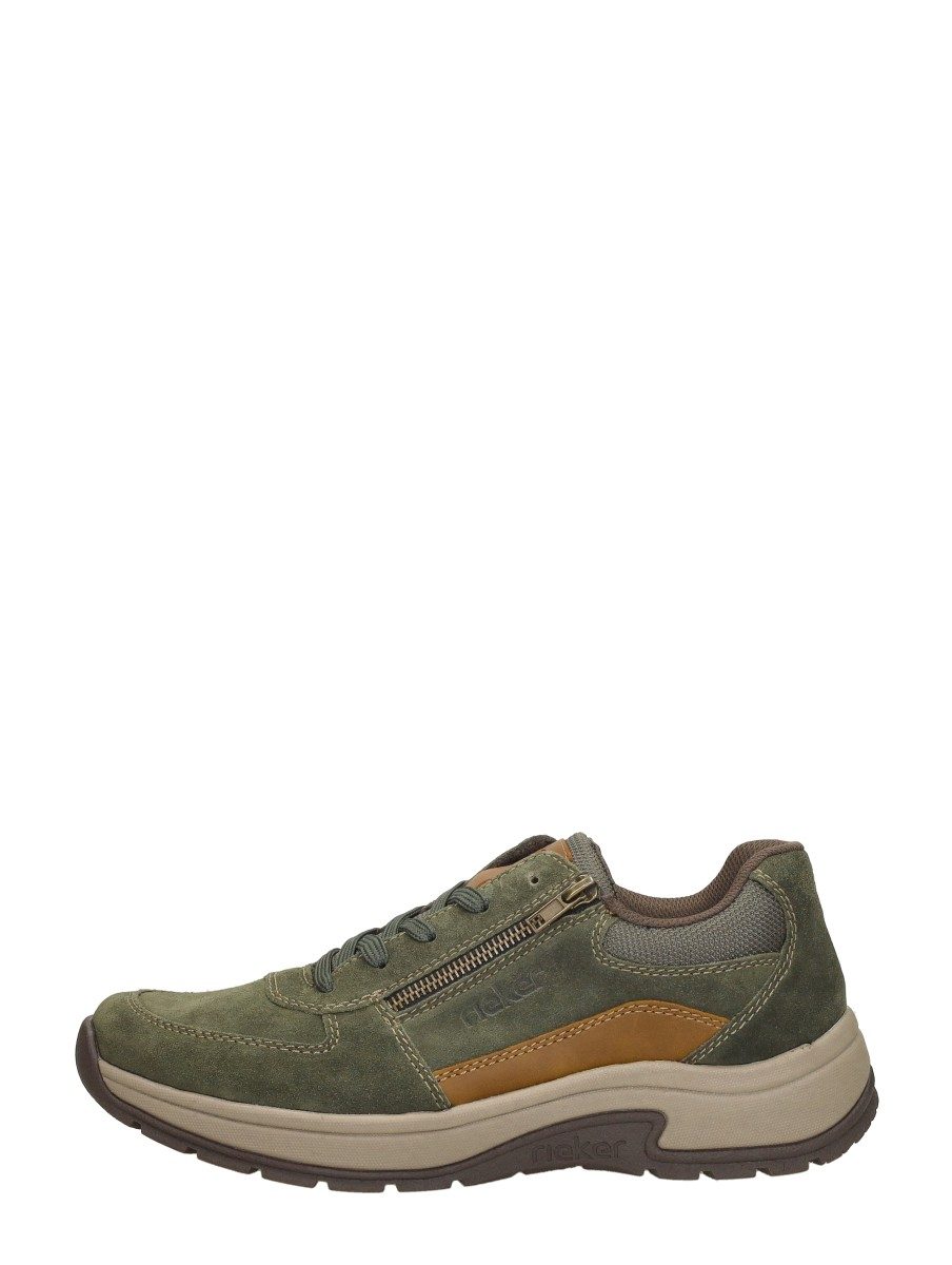 Rieker - Veterschoenen Laag – groen