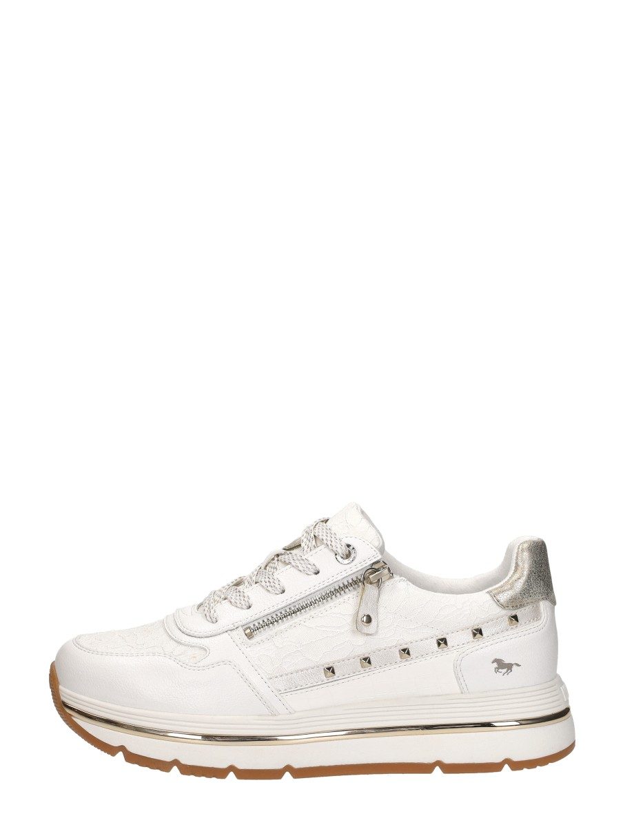 Mustang - Sneakers Laag – wit