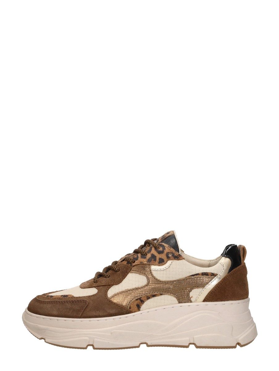 Sub55 - Sneakers Laag – donkerbruin