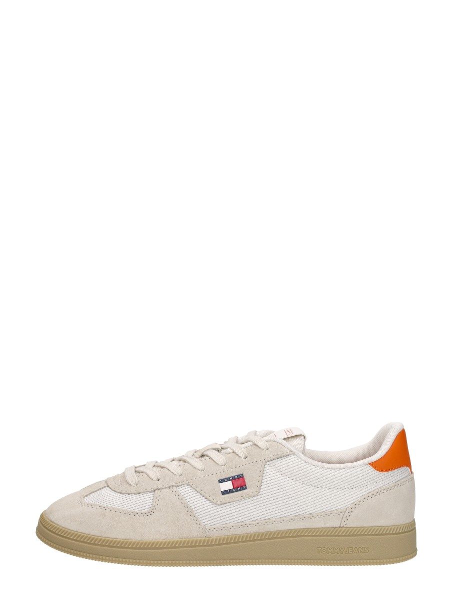 Tommy Hilfiger - The Greenwich Edge Mix Material – gebroken wit