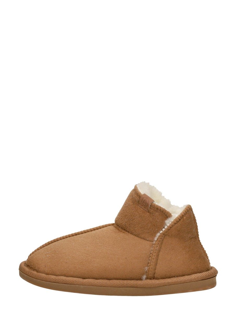 Apollo - Kids Home Boots Suede – cognac