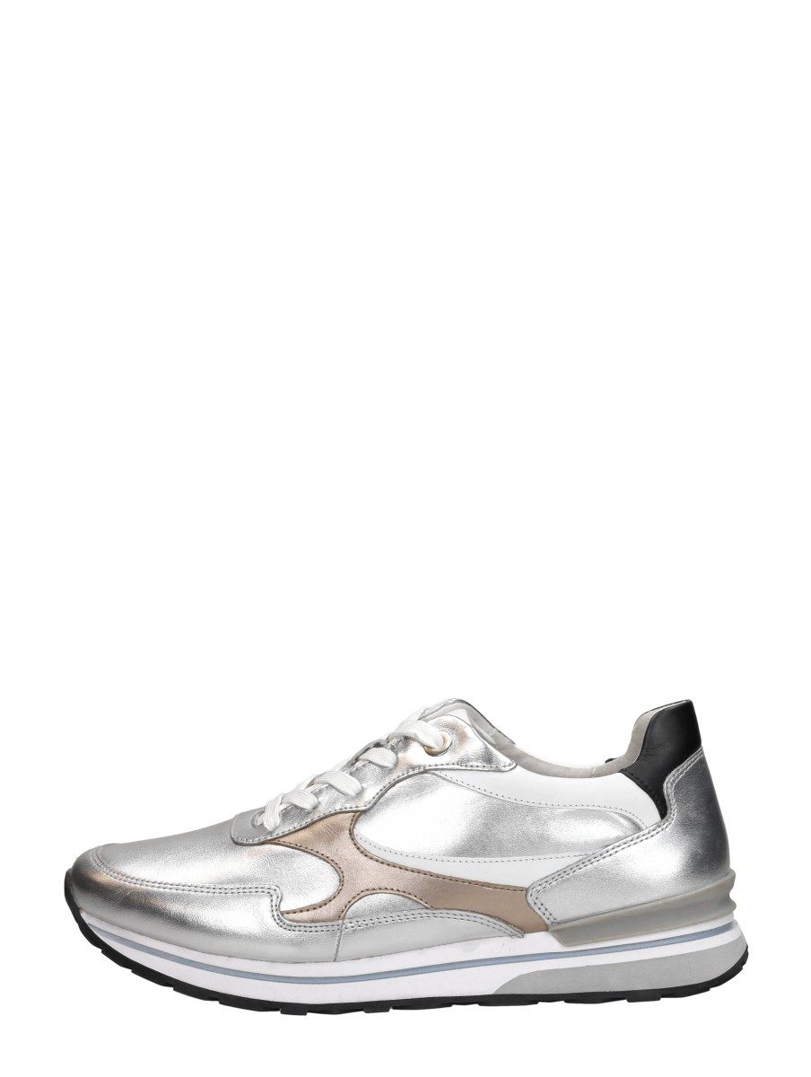Gabor - Sneakers Hoog Zilver