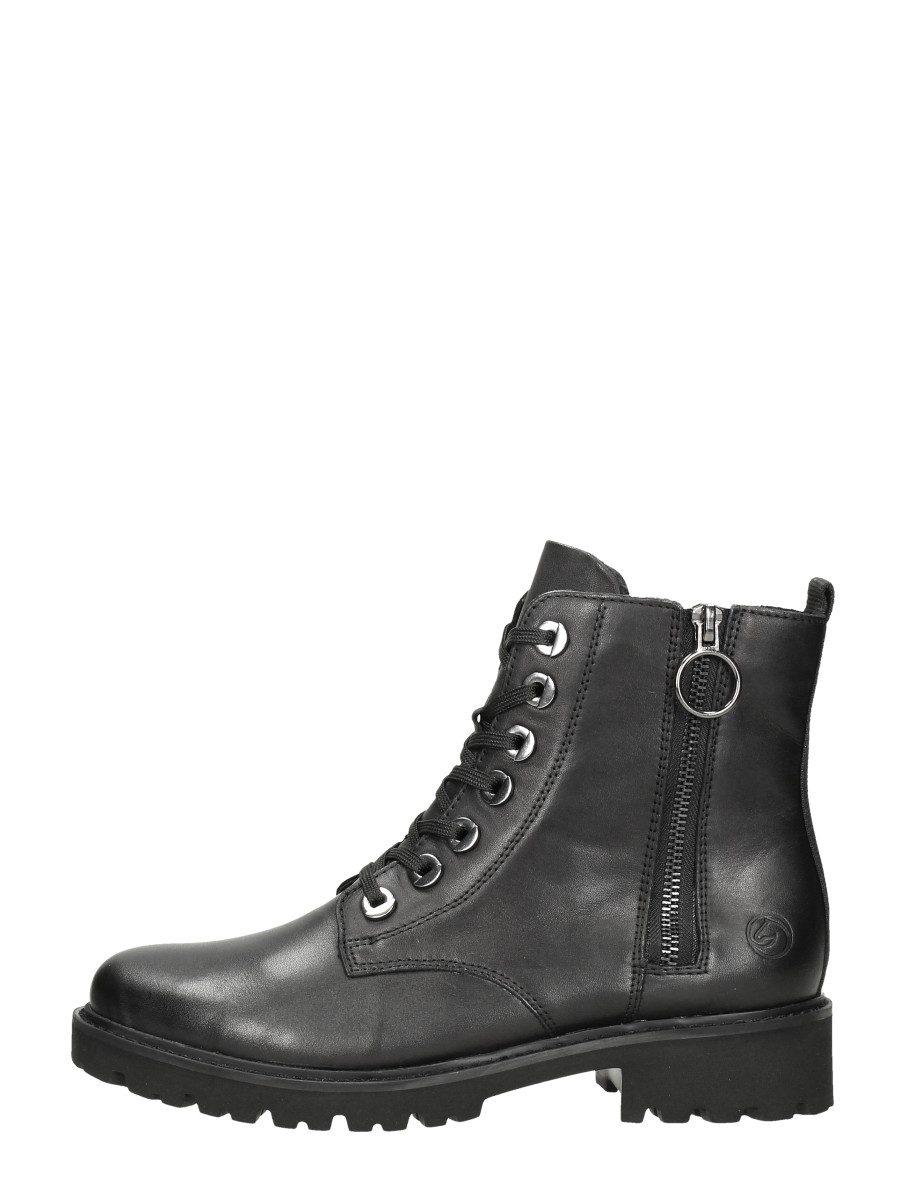 Remonte - Veterschoenen Hoog – zwart