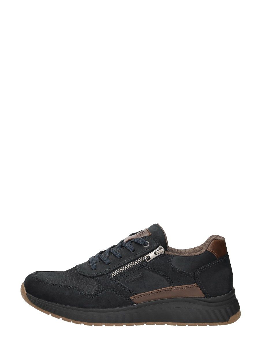 Rieker - Veterschoenen Laag – blauw