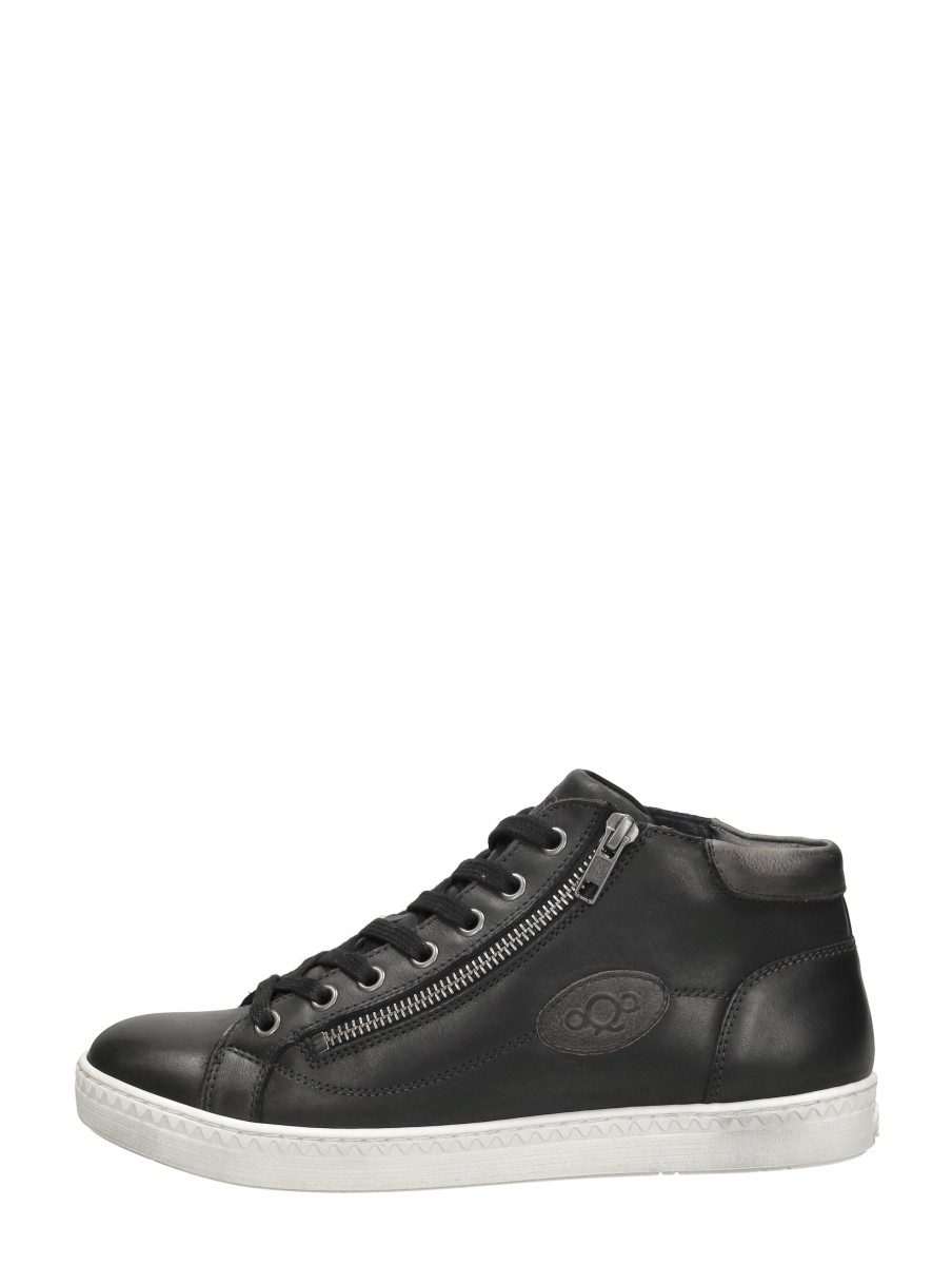 Aqa - Veterschoenen Hoog – zwart
