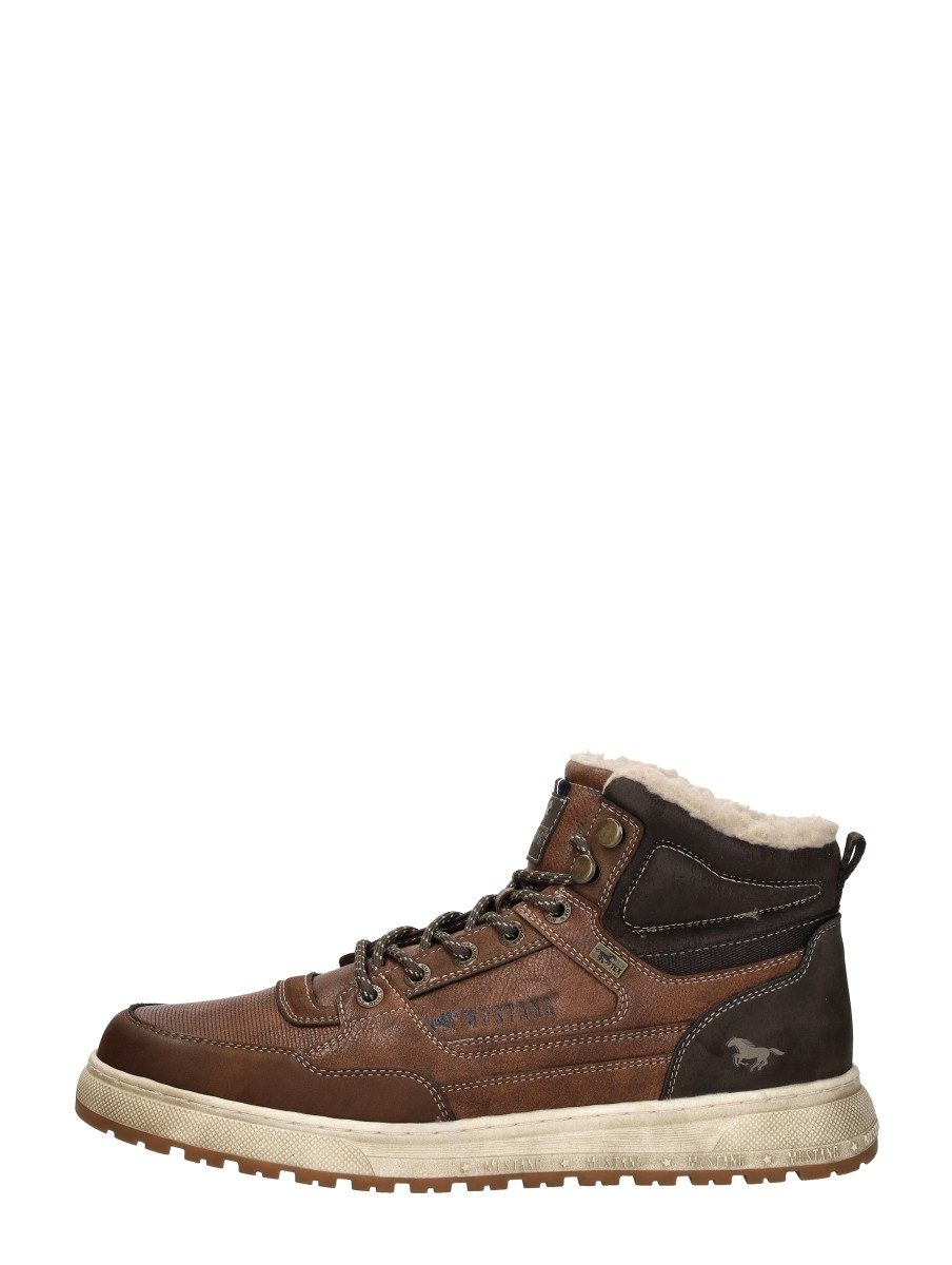 Mustang - Veterschoenen Hoog – cognac