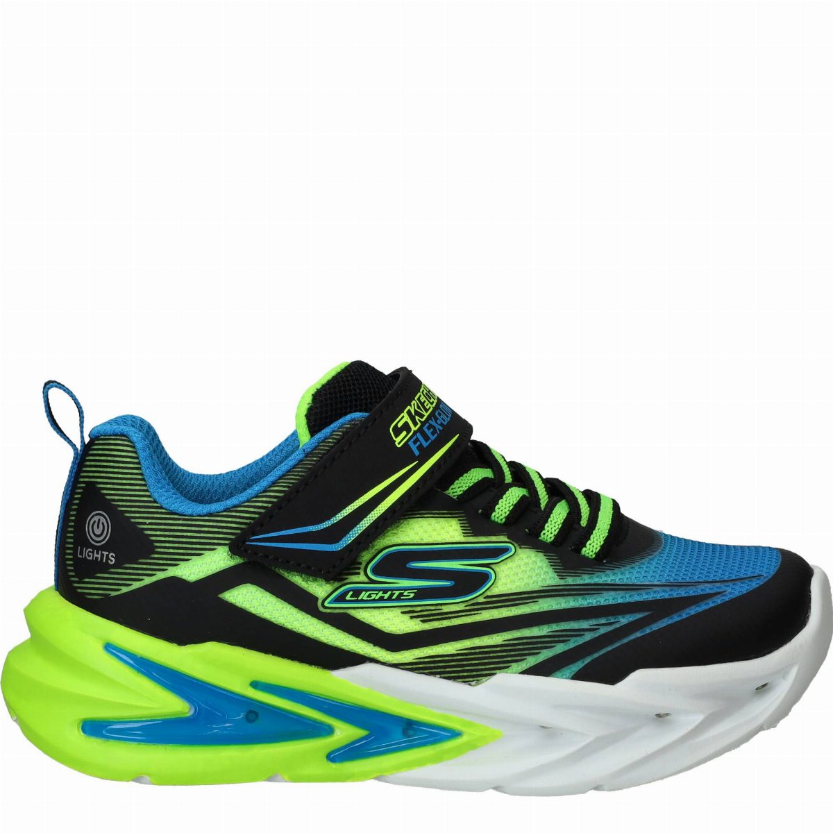 Skechers S Lights Flex Glow Ultra Sneakers Jongens Groen