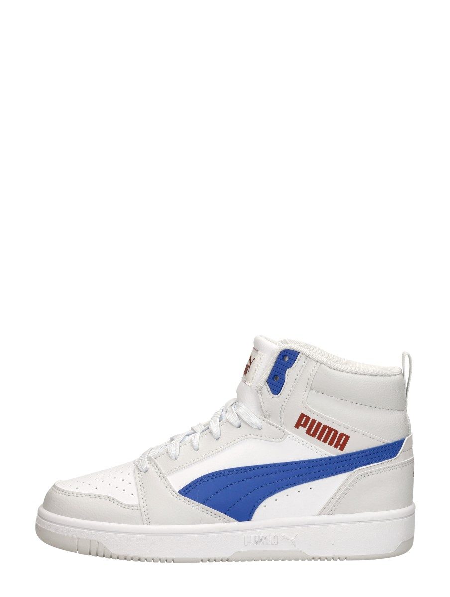 Puma - Puma Rebound V6 Mid Jr – wit