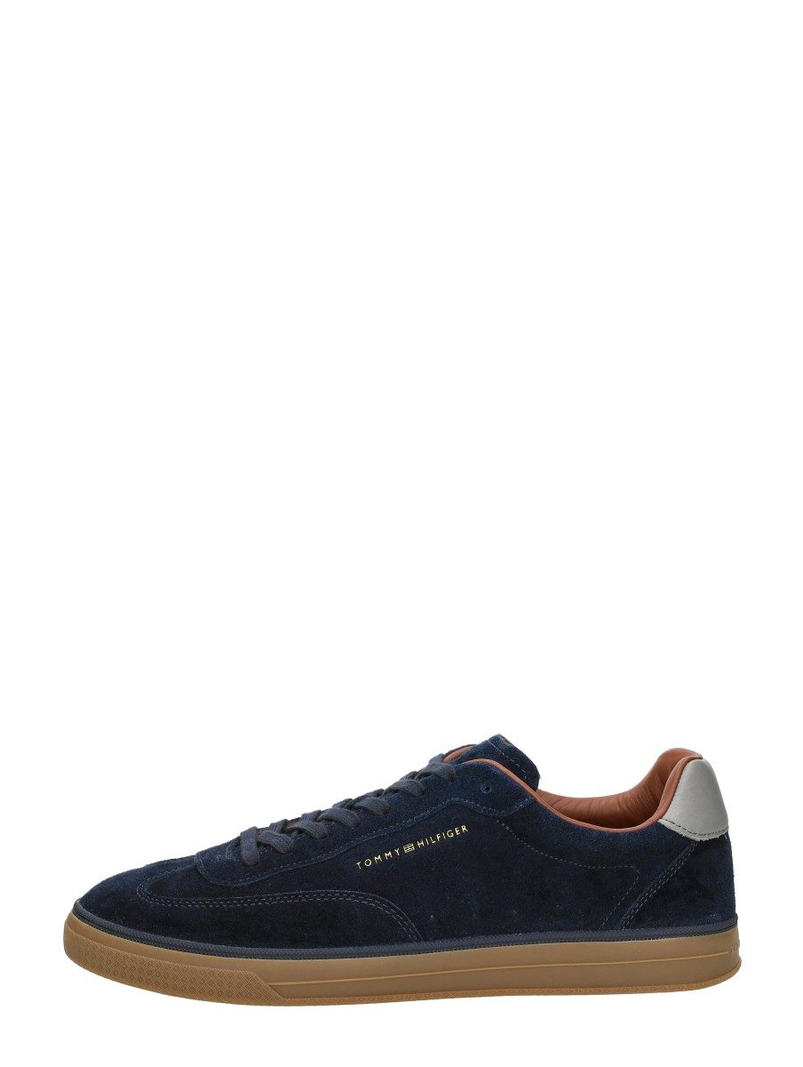 Tommy Hilfiger - Th Lo Lux Suede Sneaker – blauw
