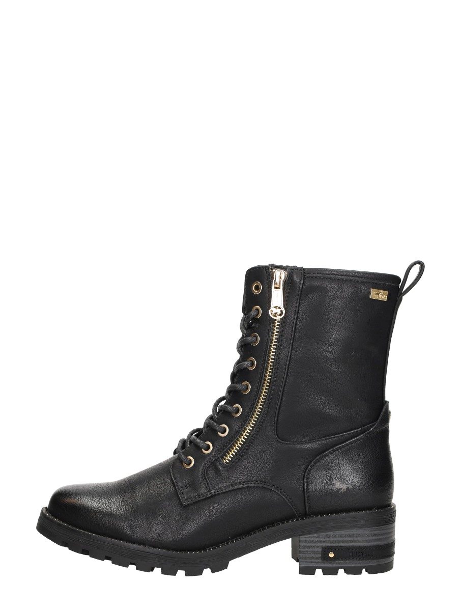 Mustang - Veterschoenen Hoog – zwart