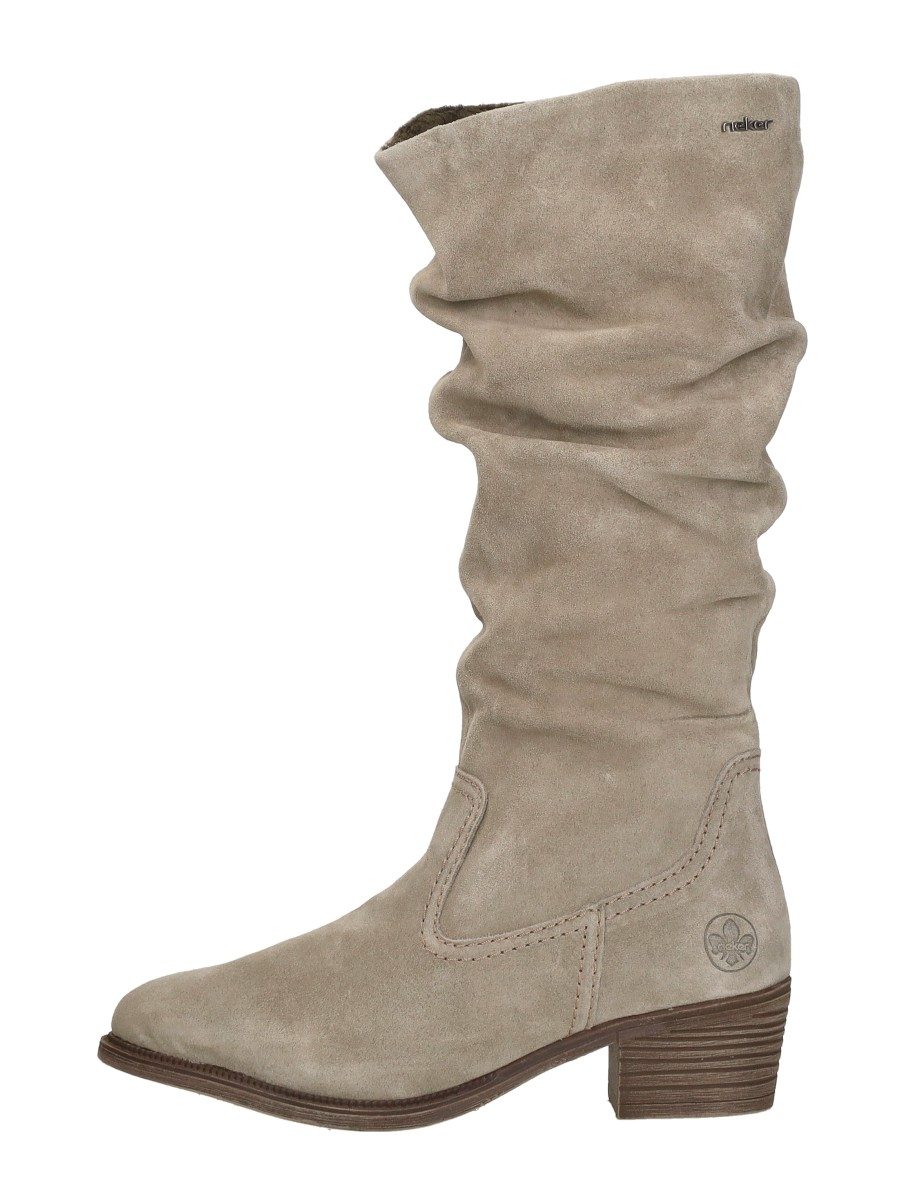 Rieker - Lange Laarzen – beige