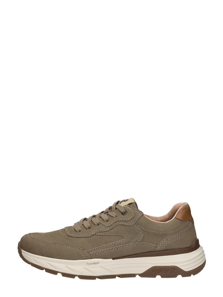 Rieker - Veterschoenen Laag – taupe