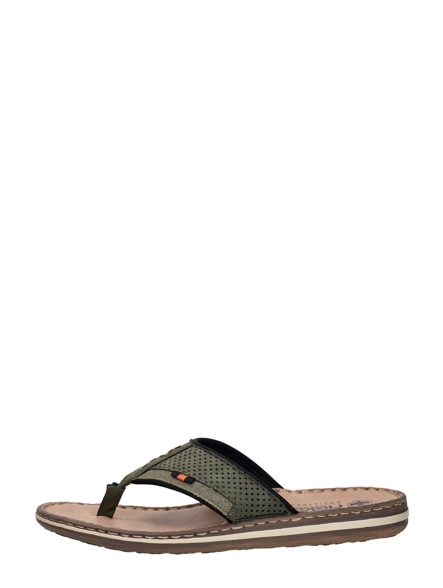 Rieker - Teenslippers – groen