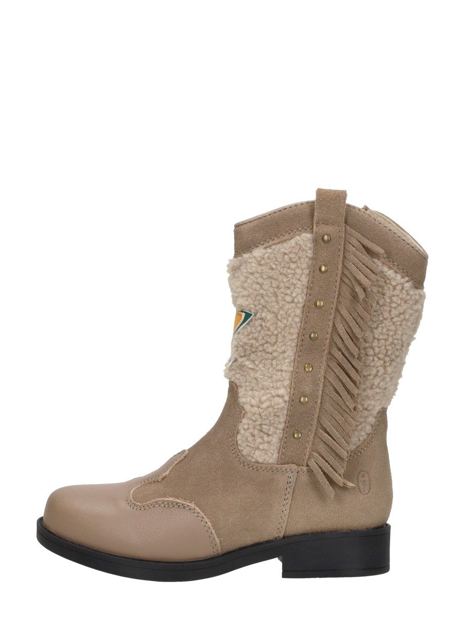 Shoesme - Lange Laarzen – taupe