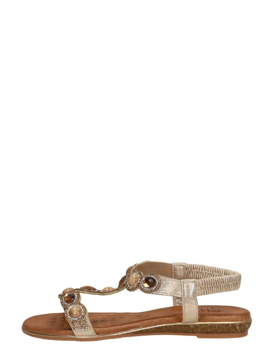 Sub55 - Sandalen Plat – goudkleur