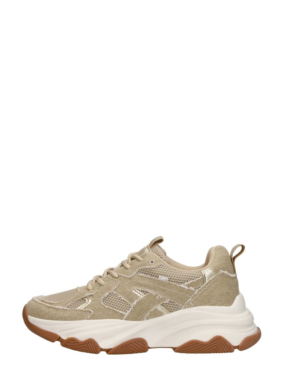Sub55 - Sneakers Laag – beige