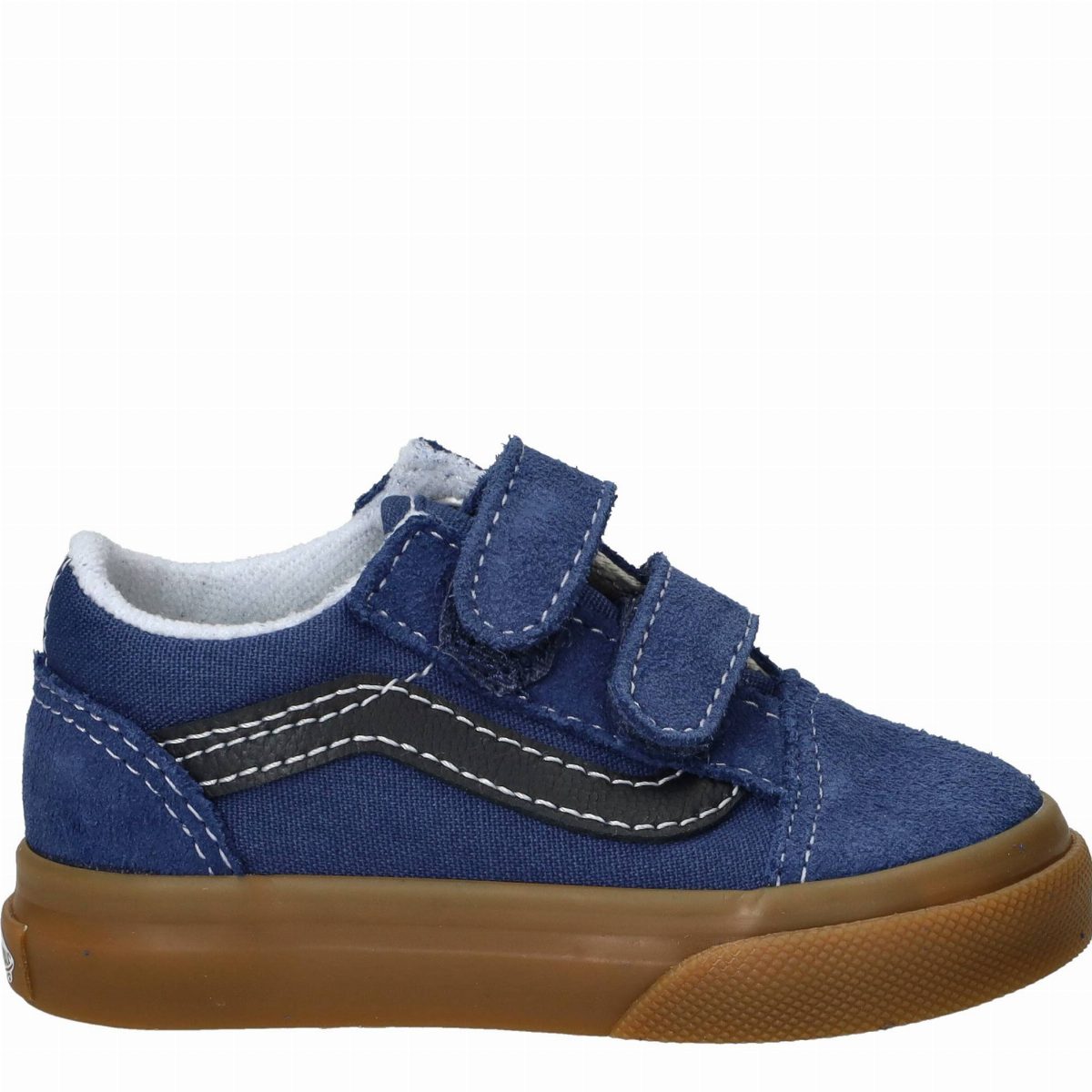 Vans Old Skool V Gum Sneakers Jongens Blauw