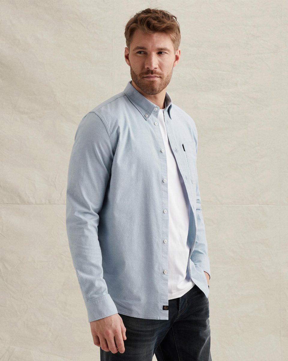 Explorer Oxford overhemd met button down kraag – light rivera