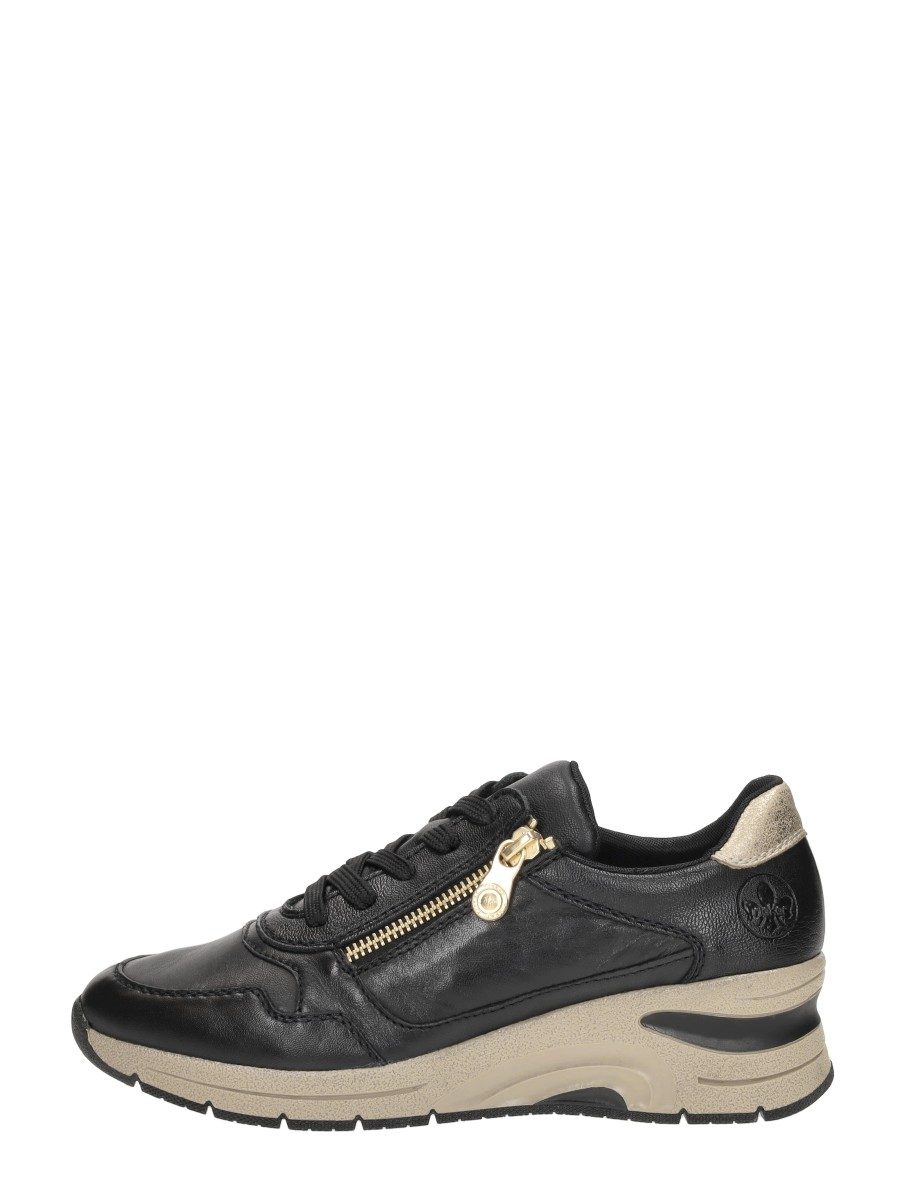 Rieker - Sneakers Laag – zwart