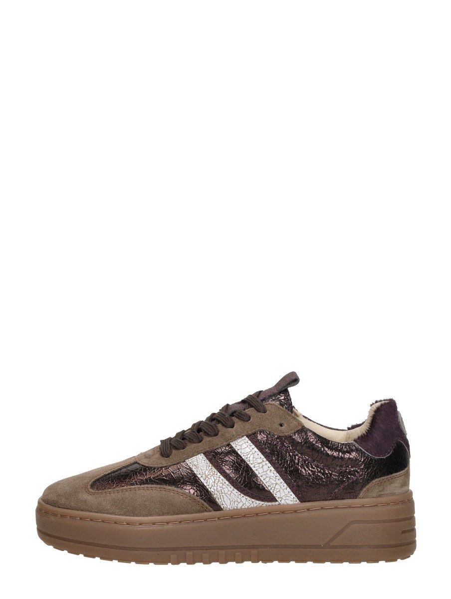 Sub55 - Sneakers Laag – donkerbruin