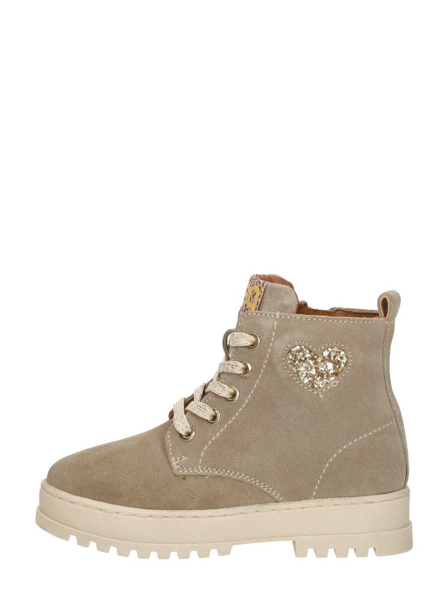 Keq - Veterschoen Hoog – beige