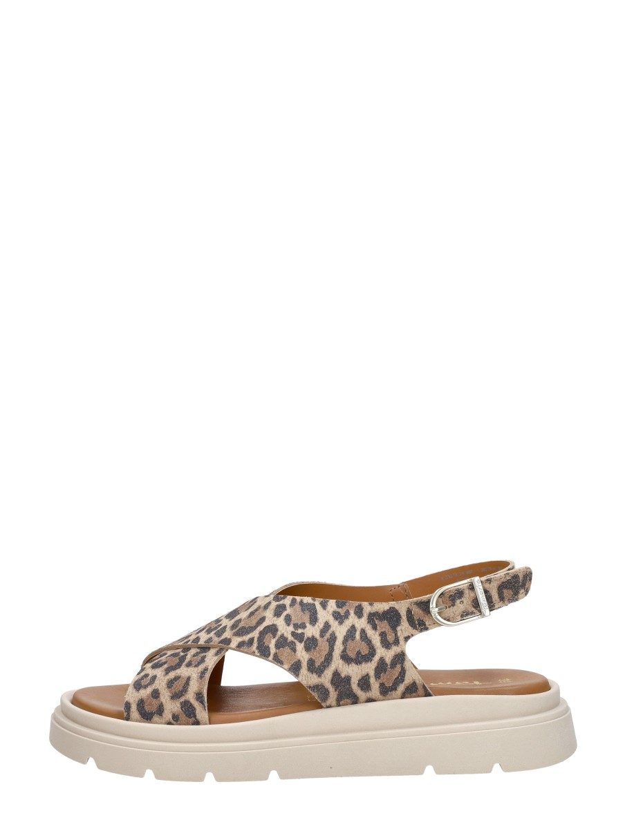 Tamaris - Sandalen Plat – beige