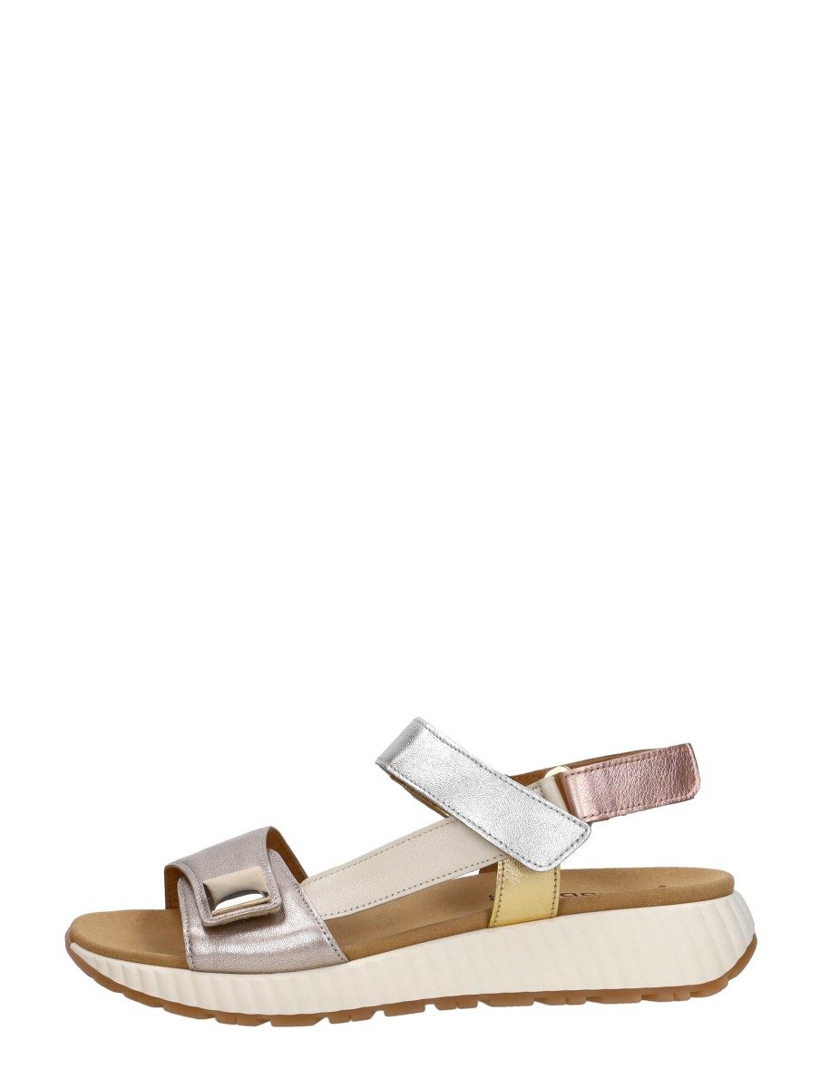 Gabor - Sandalen Plat – goudkleur