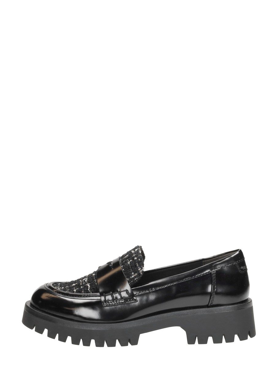 Tamaris - Mocassin – zwart