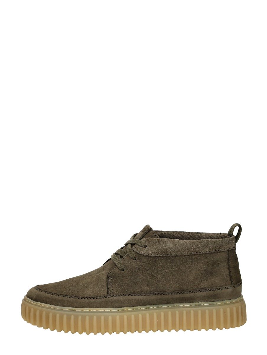 Clarks - Torhill Lace Hi – khaki