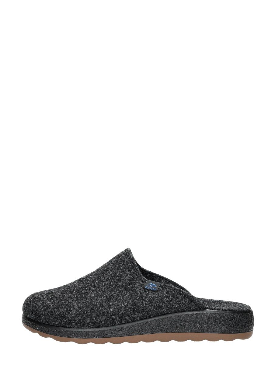 Fly Flot - Pantoffels Open – zwart