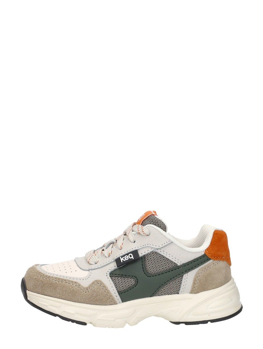 Keq - Veterschoenen Laag – beige