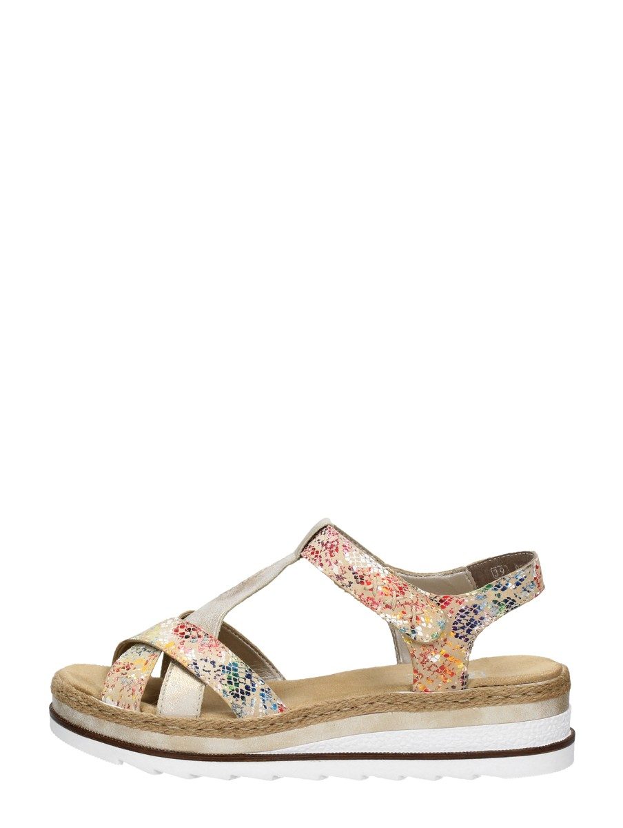 Rieker - Sandalen Plat – beige
