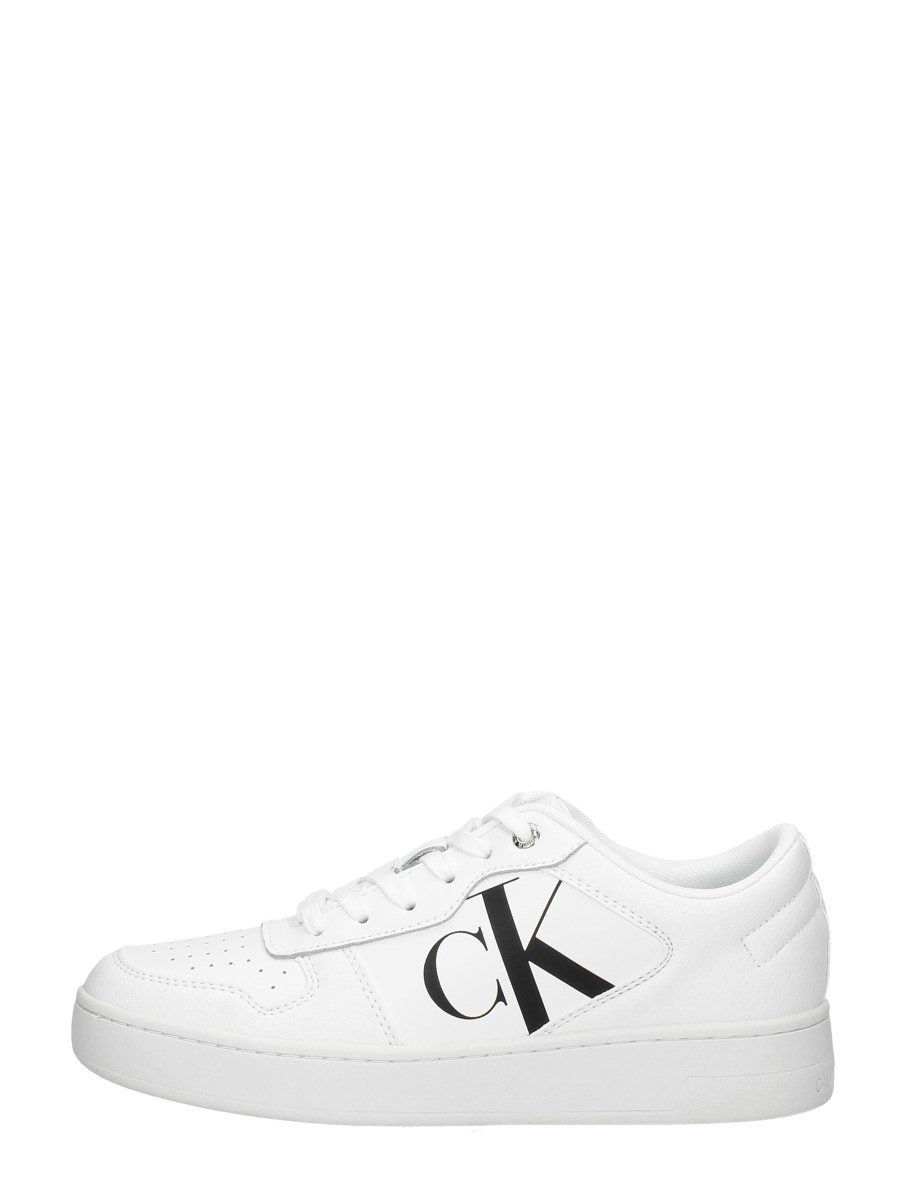 Calvin Klein - Cupsole Laceup Basket Low Lth – wit