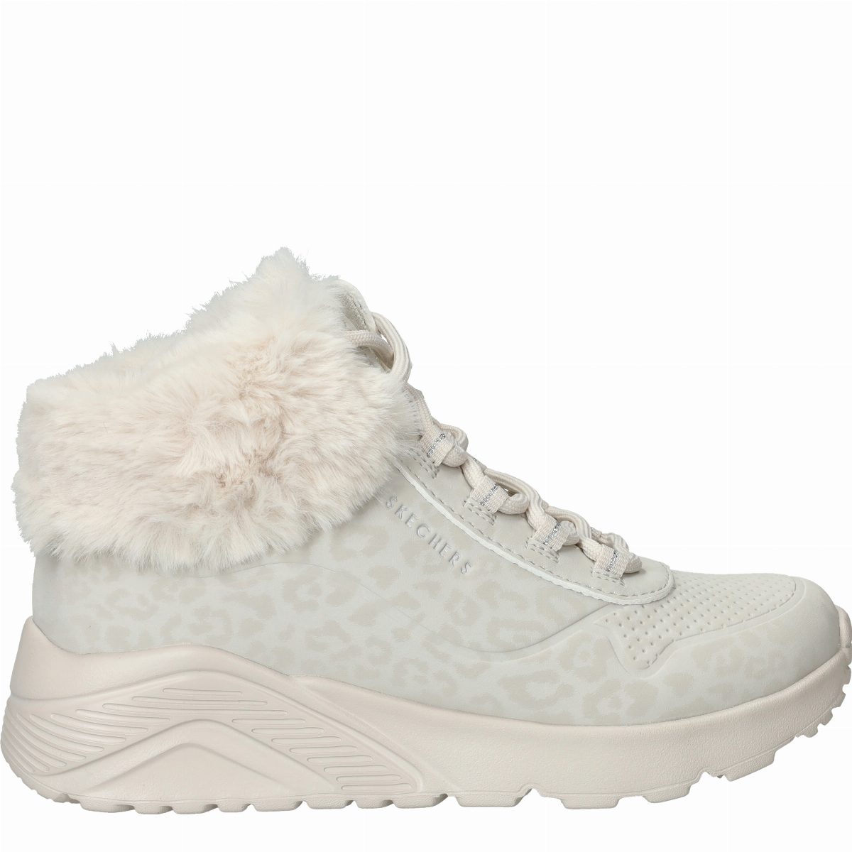 Skechers Uno Lite Veterboots Dames Beige