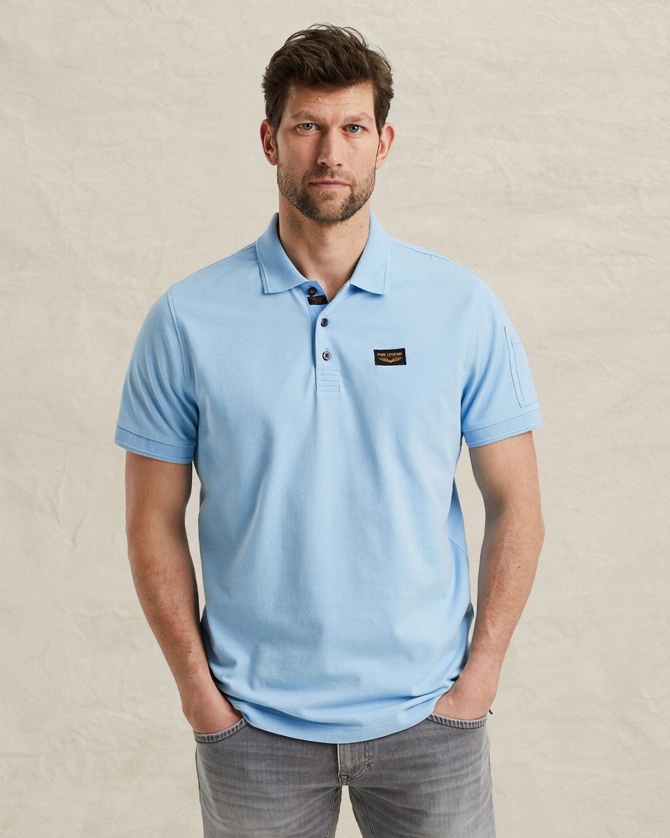 American Classic polo – airy blue