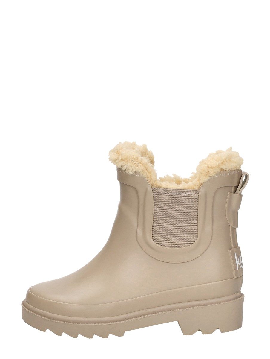 Keq - Chelsea Rainboots Fur – beige