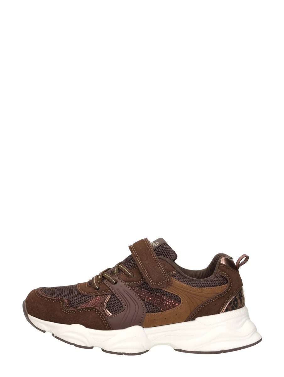 Keq - Sneakers Laag – donkerbruin