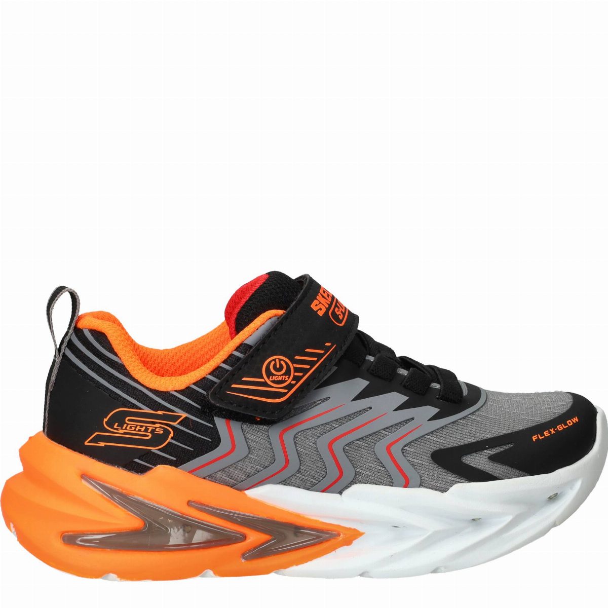 Skechers Flex Glow Ultra Sneakers Jongens Grijs